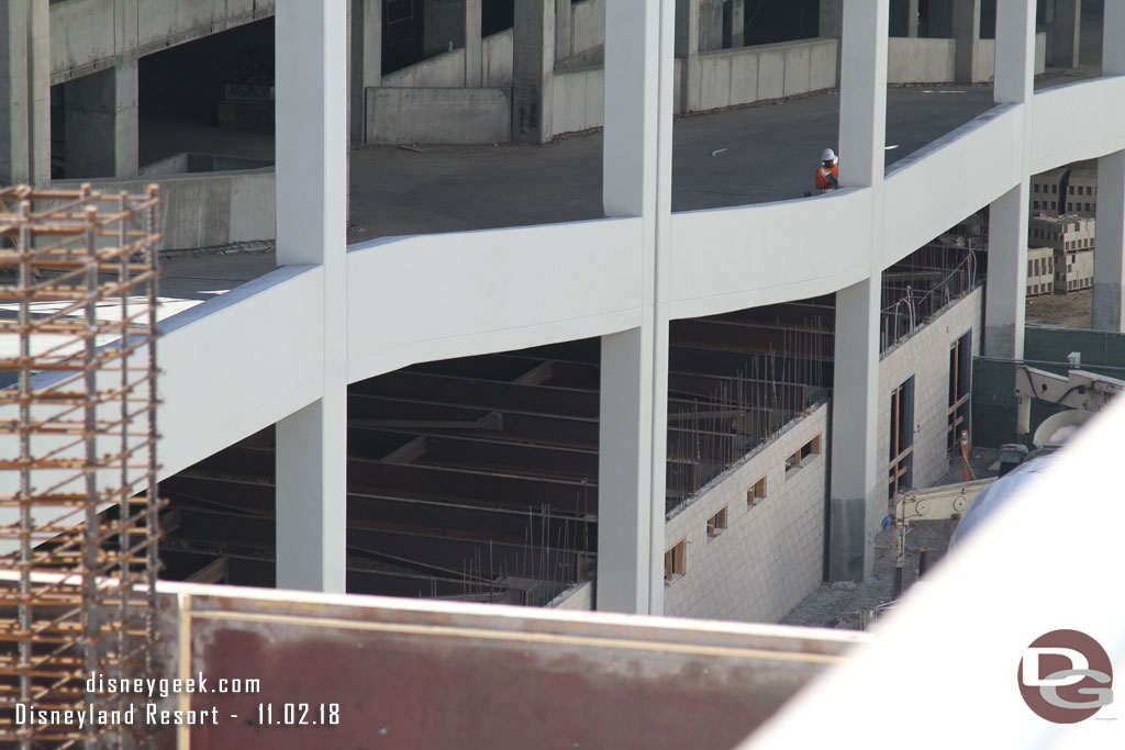 Looks to be a floor for a 2nd level going in for the space that has been built on the lower level.  Notice the brick wall rebar extends upwards more.