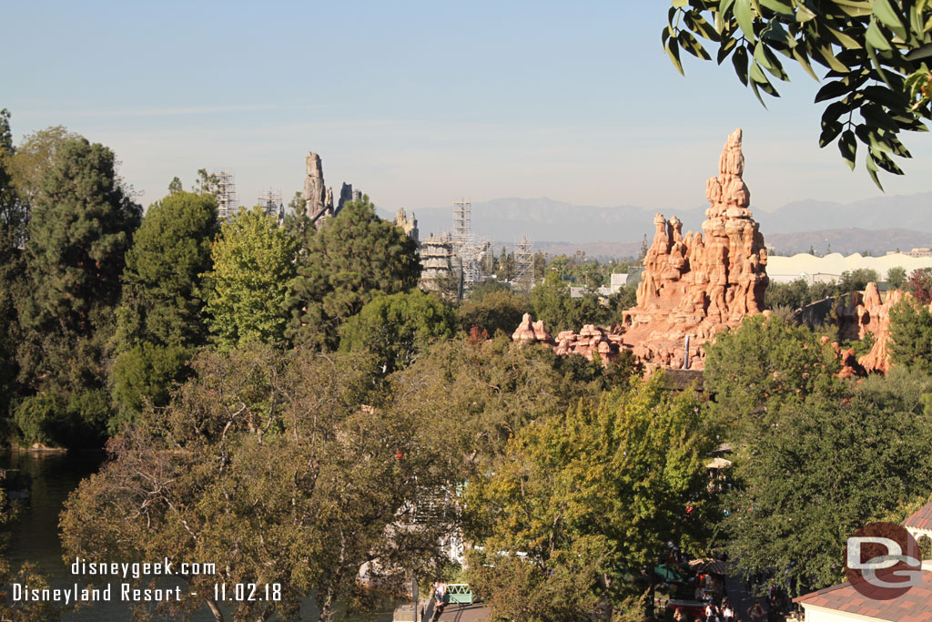 Decided to hike through the tree house.  The view of Frontierland and Star Wars: Galaxy