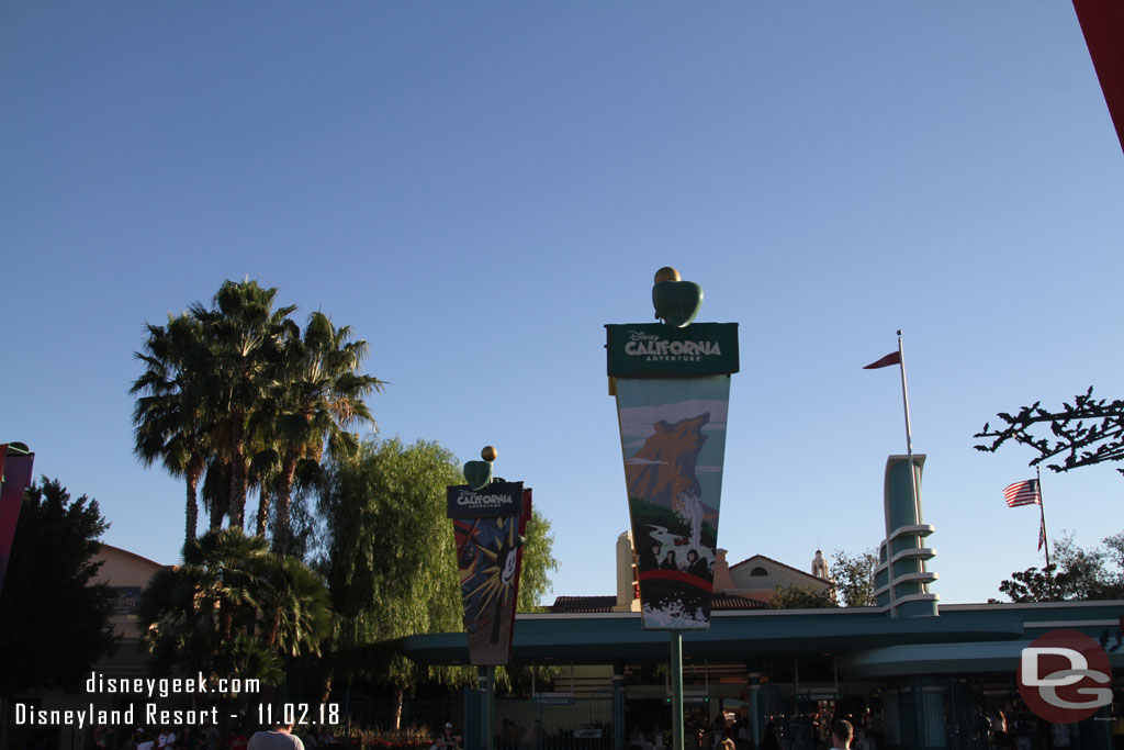 Banners in the Esplanade are back to regular ones now.