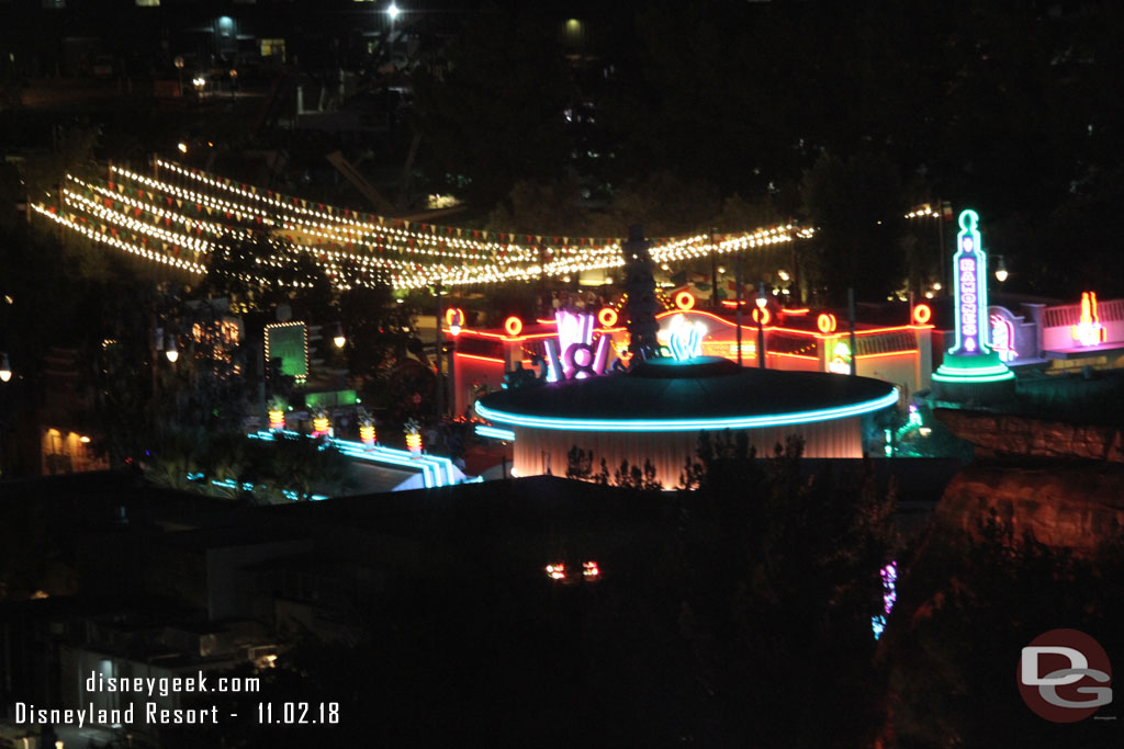 Cars Land neon this evening.