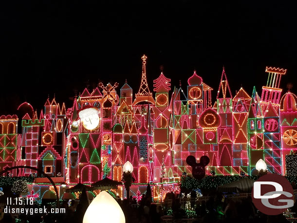 it's a small world holiday lights.