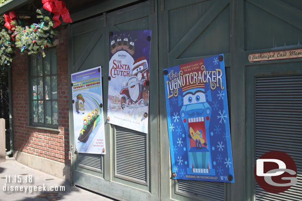 Cars Land Drive In Holiday Movie posters