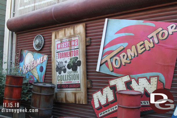 Decided to go for a spin on Mater's Jingle Jamboree. It was a 20 minute wait.