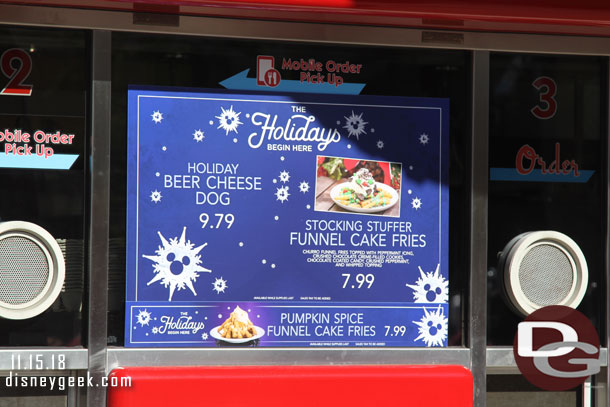 Holiday offerings at Award Wieners 