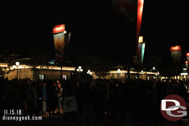 The Esplanade was really busy.  This evening DCA closed at 9pm and a DVC event was taking place then.