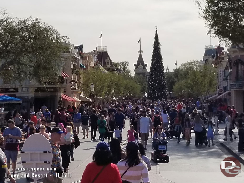 Main Street USA at 12:40pm