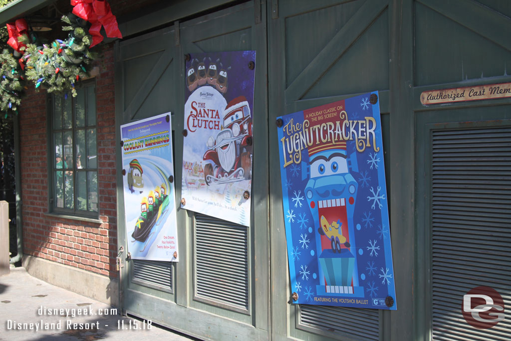 Cars Land Drive In Holiday Movie posters