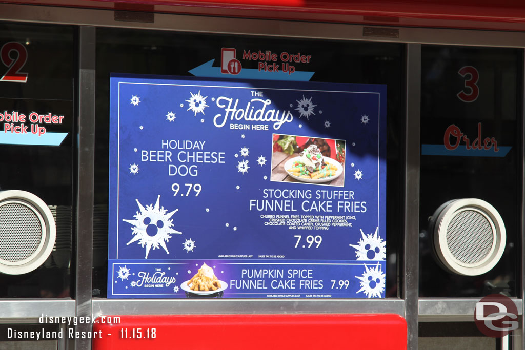 Holiday offerings at Award Wieners 