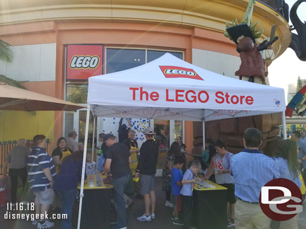 The Lego store is doing a build for Mickeys 90th on Sunday.