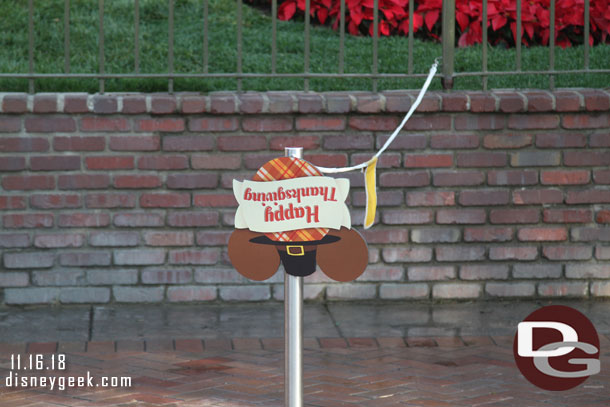 A sign guests could hold for a Thanksgiving Photo.. no one seemed interested though.