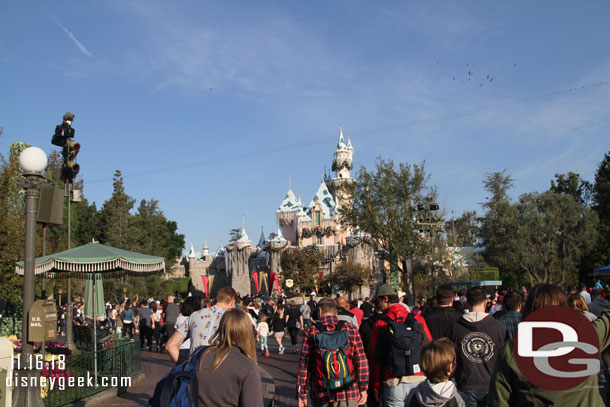 Joining the march toward Fantasyland.