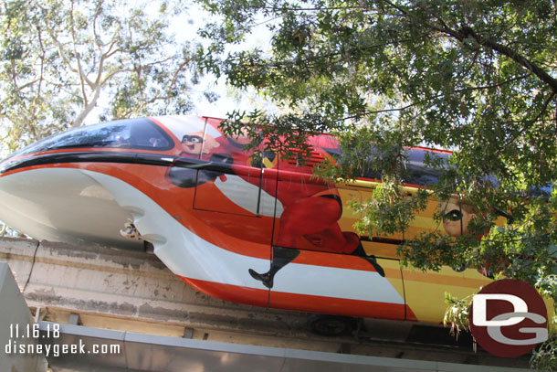 Monorail Orange still features the Incredibles