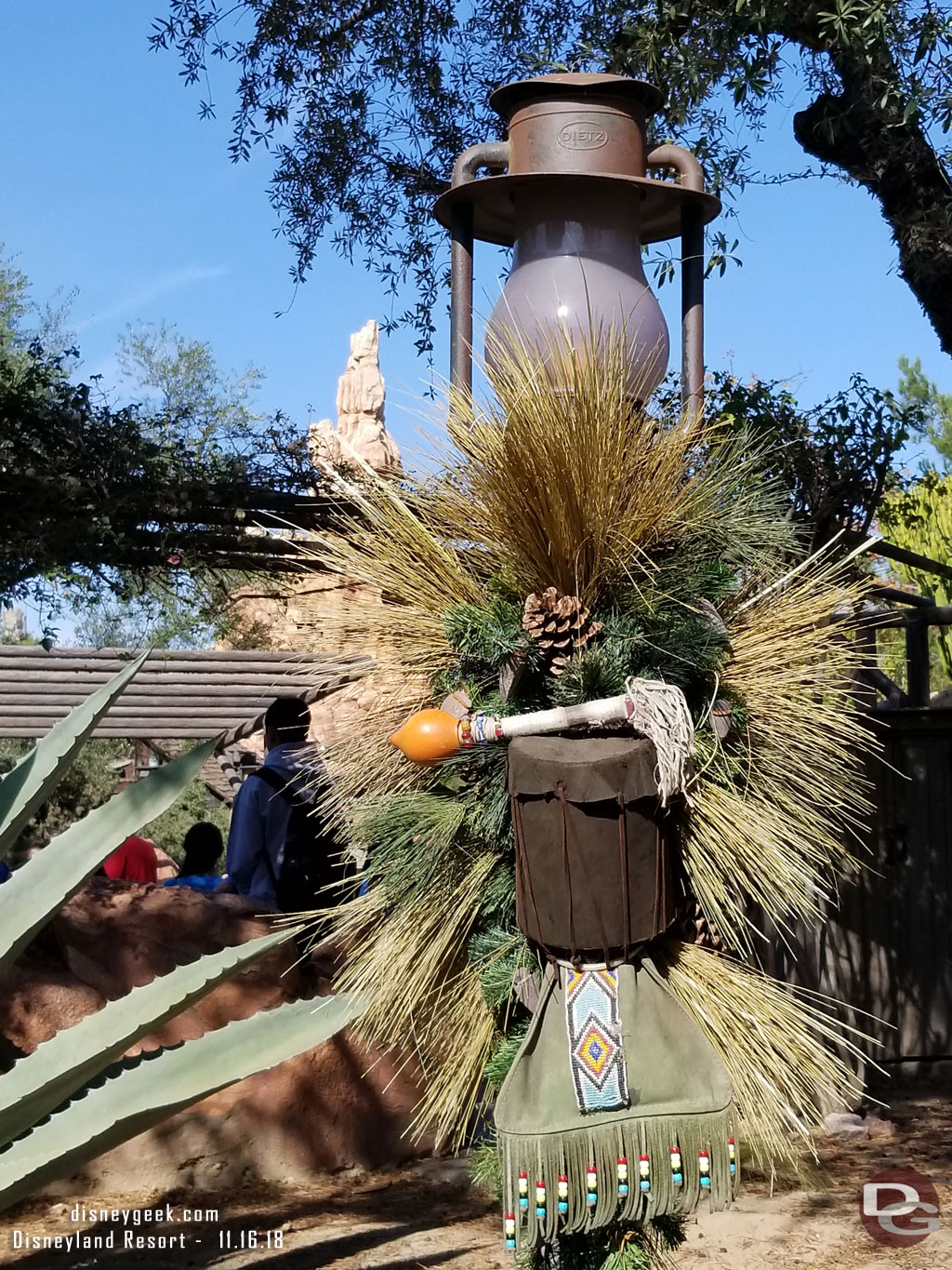 Frontierland Christmas decorations.