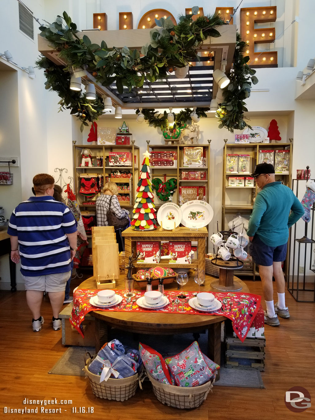 A quick look in the Disney Home Store