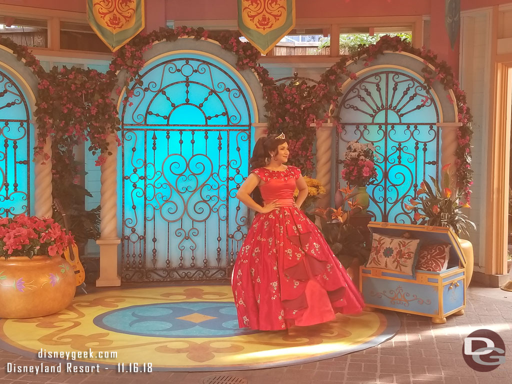 Princess Elena greeting guests.