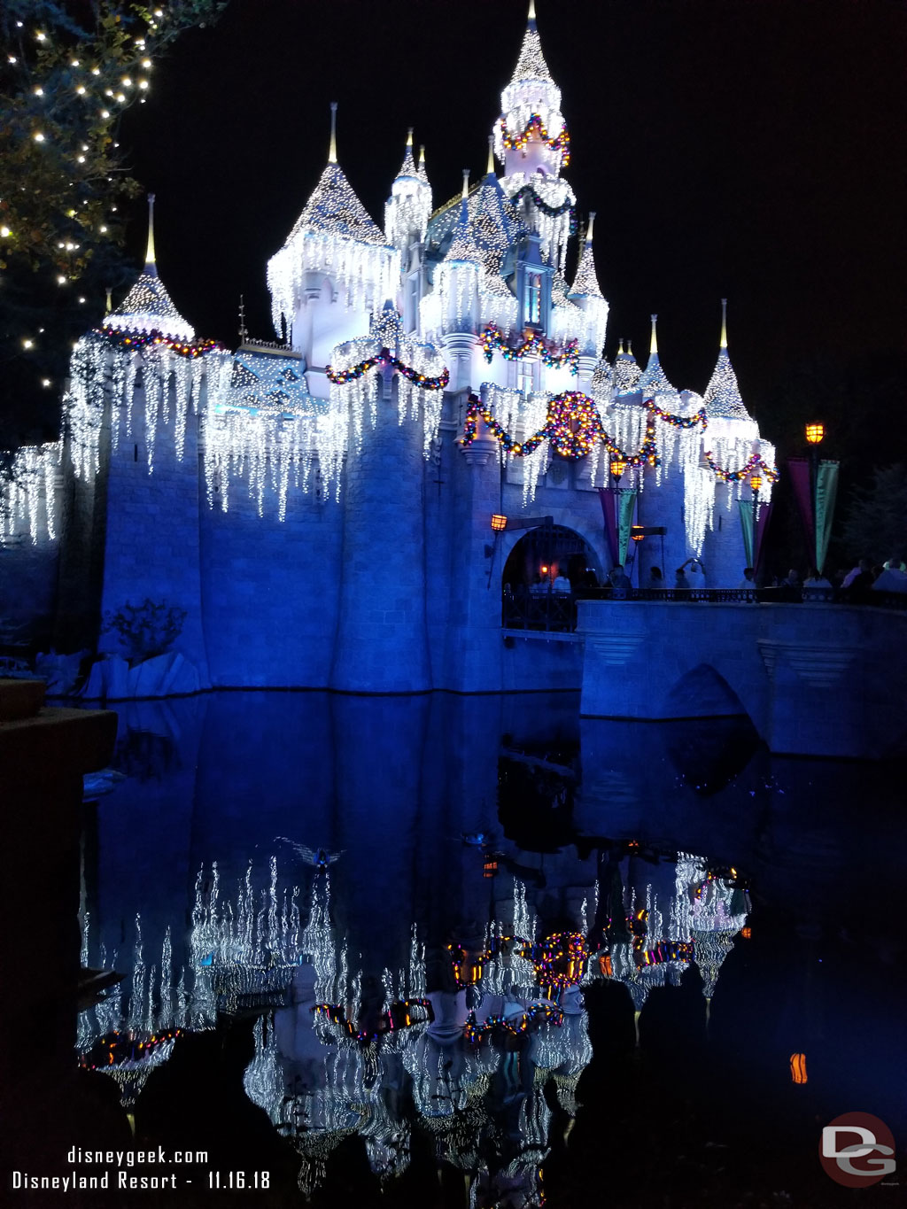 Sleeping Beauty Castle this evening