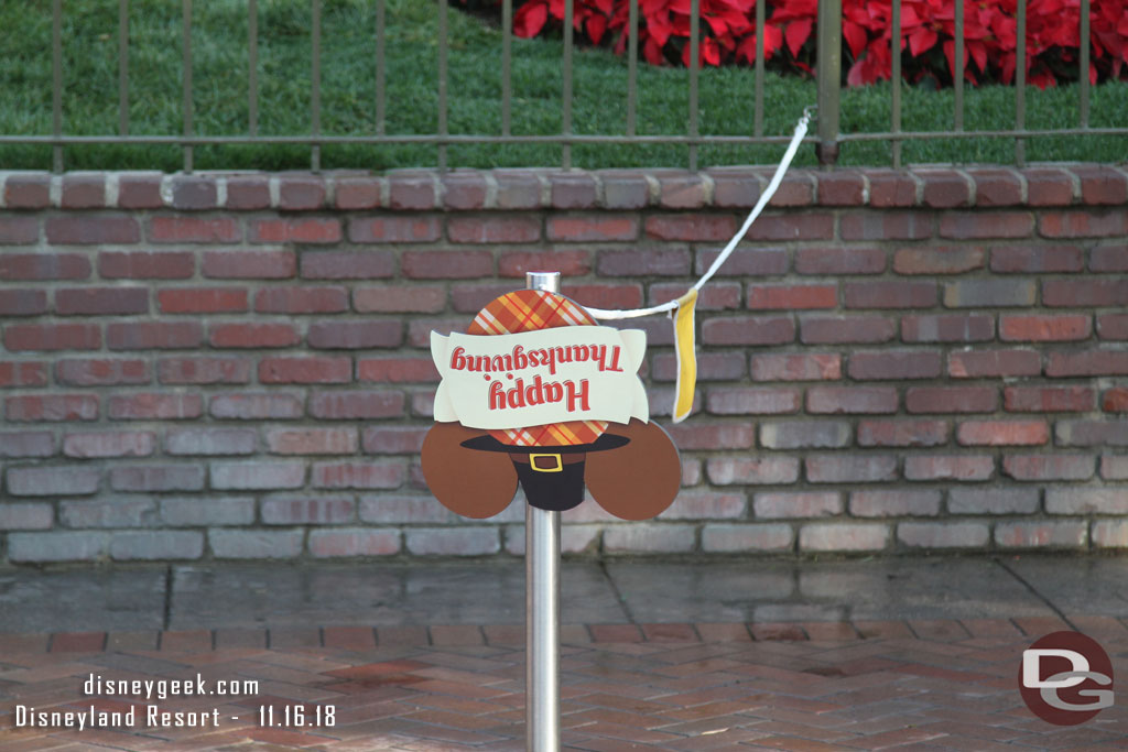 A sign guests could hold for a Thanksgiving Photo.. no one seemed interested though.