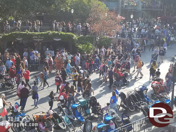 New Orleans Square from the top deck of the Mark Twain.