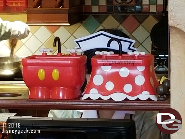 Also a Minnie Mouse sink to go with the Mickey Mouse one is available at Clarabelles