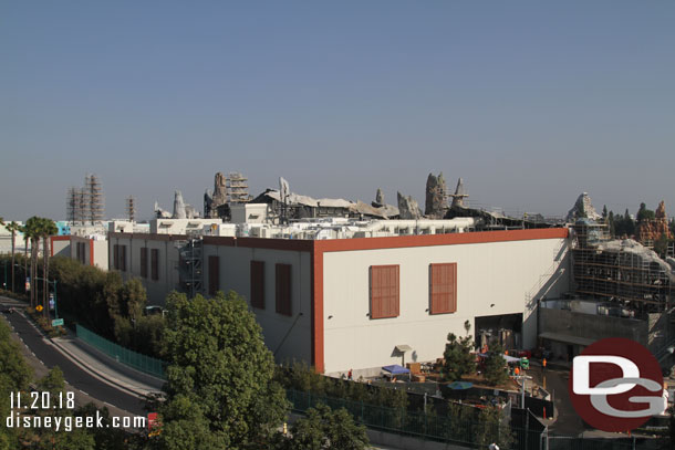 Moving over to the other side of the garage and a look toward Star Wars: Galaxy's Edge.