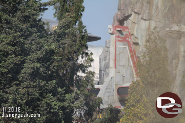 A glimpse of the transport ship in Batuu.