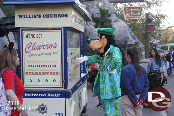 And then stopped to check out the Churro cart