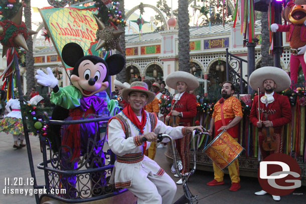 Mickey Mouse in Viva Navidad! Street Party