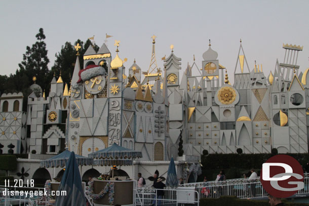 Time to use a FastPass for it's a small world Holiday