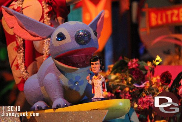 Bobblehead Elvis with Stitch