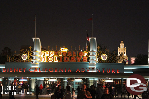 The Festival of Holidays sign is having some issues this evening.