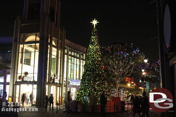 The Downtown Disney Christmas Tree