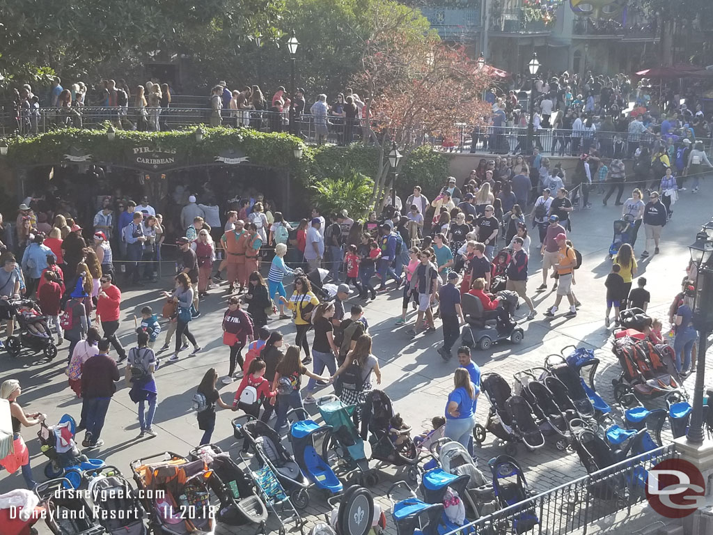 New Orleans Square from the top deck of the Mark Twain.