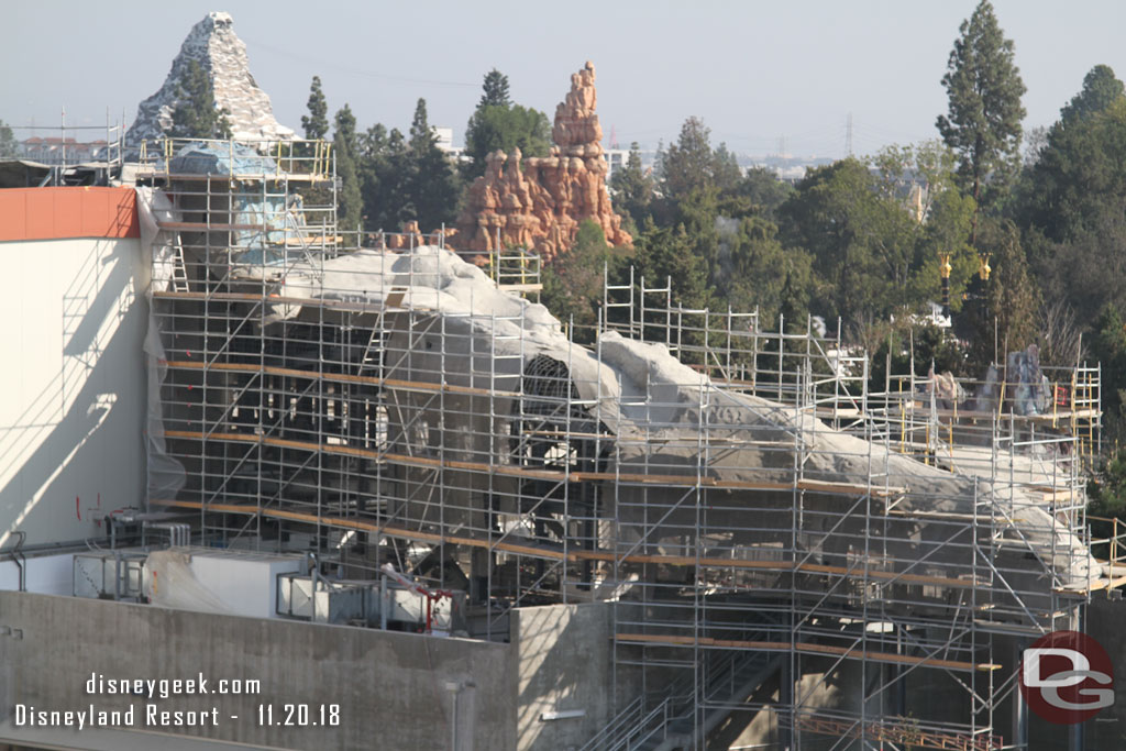 Some coloration is visible as this area inches toward completion.