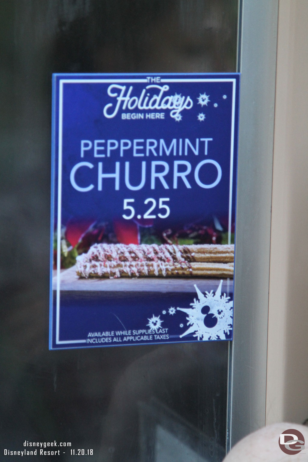 Peppermint Churros for sale along the trail in the Grizzly Recreation Area.