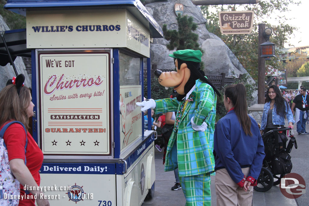 And then stopped to check out the Churro cart