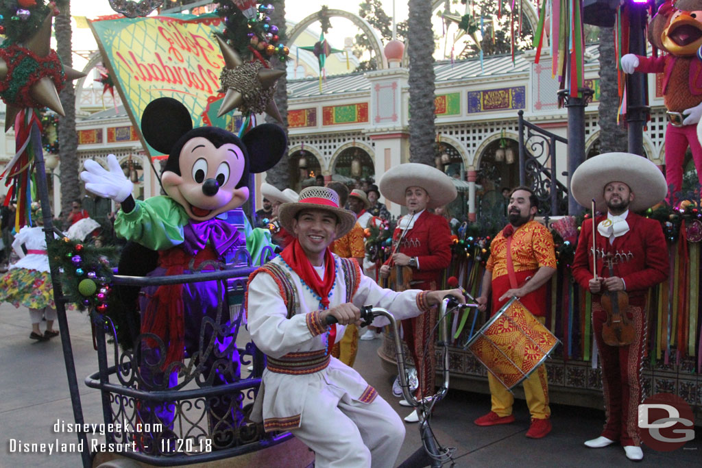 Mickey Mouse in Viva Navidad! Street Party