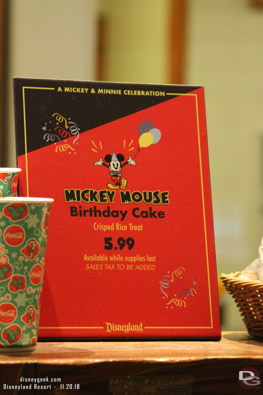 Some Mickey Mouse Birthday treats are still available.