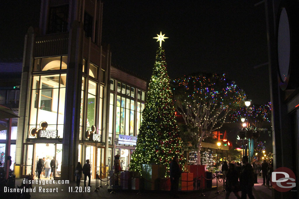 The Downtown Disney Christmas Tree