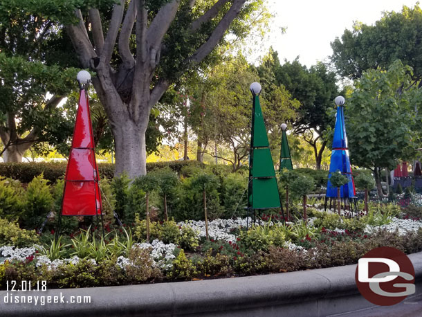 Downtown Disney Christmas decorations.