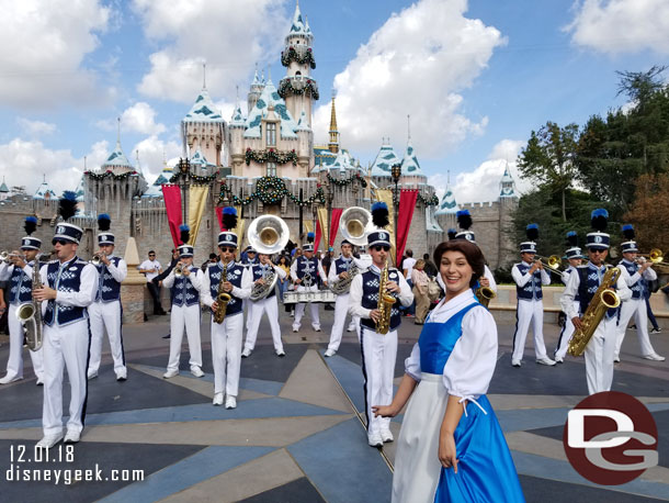 Belle joined the band for Be Our Guest