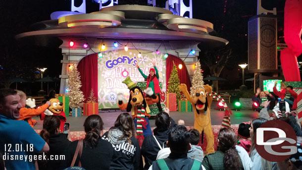 Goofy, Max and Pluto arrived to begin the party.