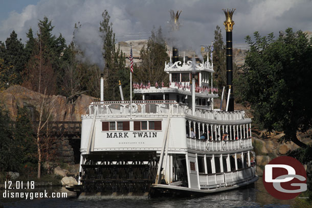 The Mark Twain Riverboat.