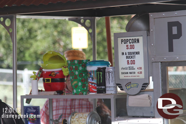 Plenty of Alien Holiday popcorn buckets still in stock.