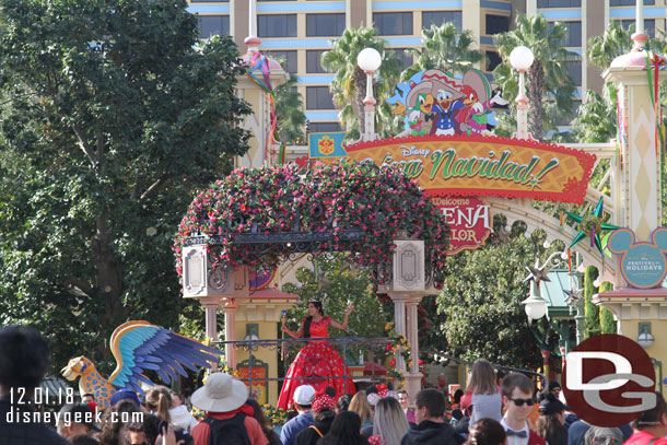 Princess Elena's Musical Grand Arrival was wrapping up as I made my way to the Festival Corridor.