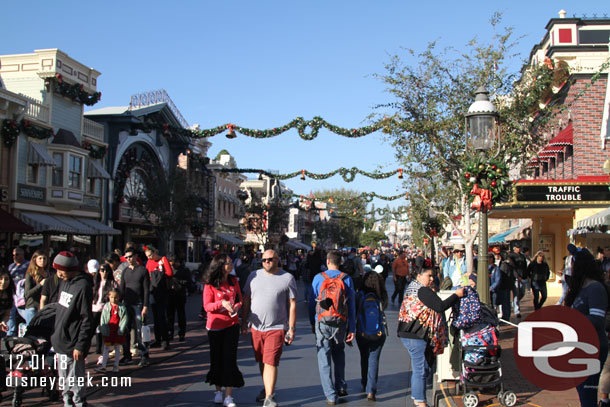 Main Street USA at 2:20pm.  