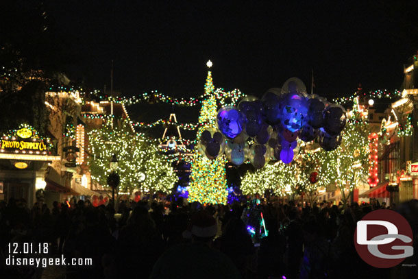 Passing by Main Street  USA at 7:30pm