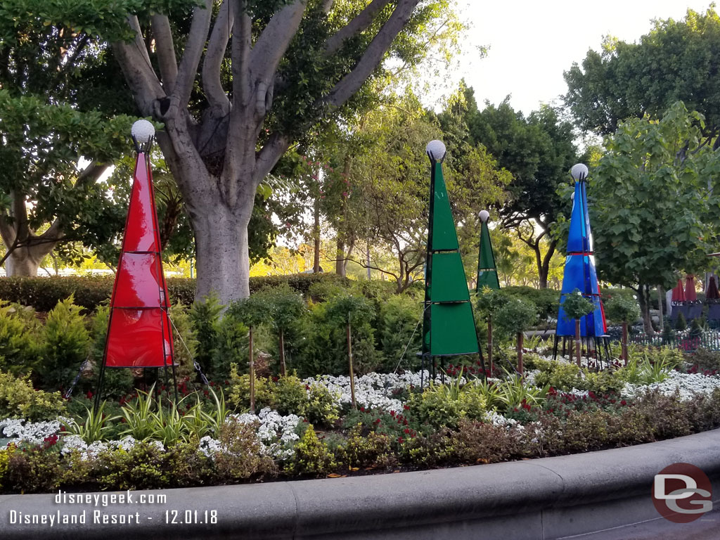 Downtown Disney Christmas decorations.