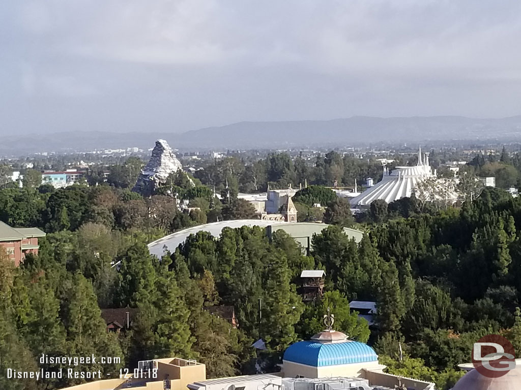 Looking toward Disneyland.