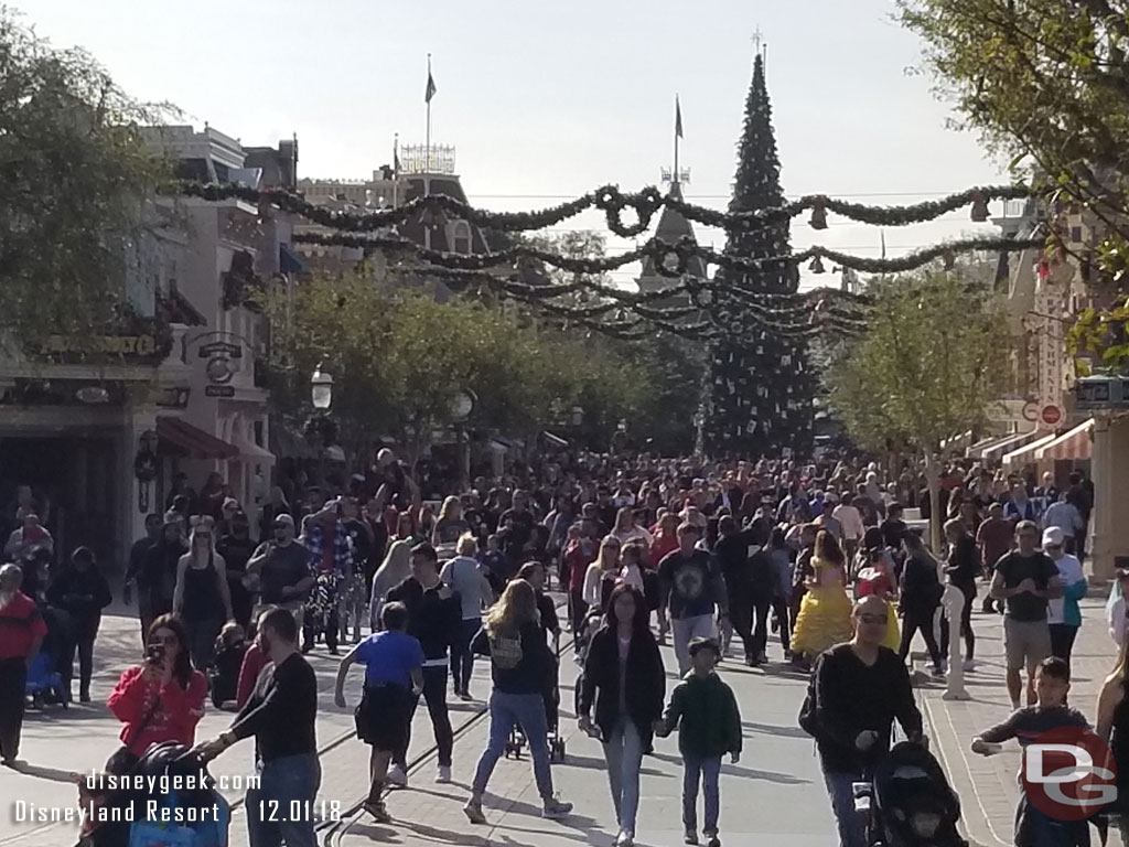 Main Street USA just before 10am