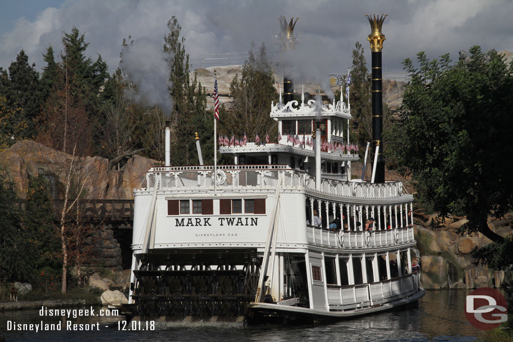 The Mark Twain Riverboat.